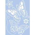 Schablone "Schmetterlinge", 21 x 29,7 cm