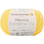 Weiße Schachenmayr Merino Extrafine 170 Strickwolle & Strickgarne maschinenwaschbar 