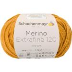 Goldene Schachenmayr Merino Extrafine 120 Strickwolle & Strickgarne maschinenwaschbar 