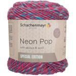 Schachenmayr »Neon Pop« Häkelwolle, 180 m, rosa, Pink-Blue color