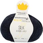 Marineblaue Schachenmayr Regia Silk Sockenwolle maschinenwaschbar 