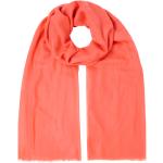 Orange Unifarbene Eterna Wollschals aus Wolle für Damen 