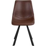 Braune Moderne Topdesign Schalenstühle & Schalensessel aus Leder Breite 0-50cm, Höhe 50-100cm, Tiefe 50-100cm 2-teilig 
