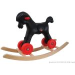 Schaukelpferd schwarz Kunstststoff Pferd Plastikpferd Spielzeug reifra Plasticar