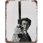 Schauspieler Clint Eastwood 6 Blechschild Vintage