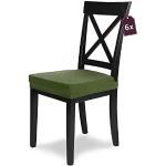 Reduzierte Grüne Moderne Stuhlhussen aus Flanell maschinenwaschbar 6-teilig 