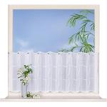 Reduzierte Weiße Karo Moderne Happy Home Scheibengardinen & Küchengardinen aus Polyester transparent 