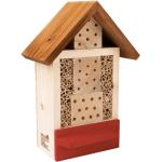 Rote Insektenhotels & Insektenhäuser aus Holz 
