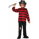 Bunte Gestreifte Fiestas Guirca A Nightmare on Elm Street Freddy Krueger Karnevalshosen & Faschingshosen für Kinder 