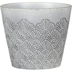Weiße Vintage Scheurich Vintage Pflanzkübel & Blumentöpfe aus Keramik 