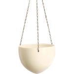 Scheurich Hanging Pot, Hängeampel aus Keramik, Farbe: Creme, 22.1 cm Durchmesser, 16.8 cm hoch, 2.7 l Vol. - beige Keramik 25800