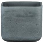 Scheurich Solid, Blumentopf aus Keramik, Farbe: Dark Stone, 20 cm Durchmesser, 17.2 cm hoch, 5.2 l Vol. 4002477587288 (58728)