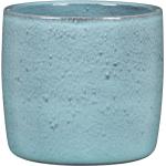 Blaue Moderne 16 cm Scheurich Runde Pflanzkübel & Blumentöpfe glänzend aus Keramik 
