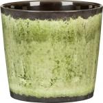 Grüne Moderne Runde Pflanzkübel & Blumentöpfe aus Keramik 