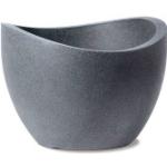 Scheurich Übertopf Wave Globe Bowl Serie 250 schwarz granit Ø 40 cm - [0692352484]
