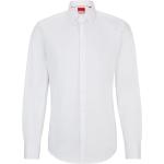 Weiße HUGO BOSS HUGO Hemden mit Umschlagmanschette aus Baumwolle für Herren 
