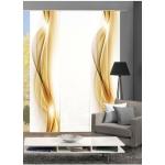 Goldene Unifarbene Home Wohnideen Schiebegardinen & Schiebevorhänge aus Polyester blickdicht 3-teilig 