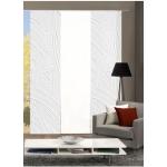 Reduzierte Weiße Home Wohnideen Schiebegardinen & Schiebevorhänge aus Textil blickdicht 3-teilig 