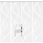Weiße Home Wohnideen Schiebegardinen & Schiebevorhänge aus Voile transparent 4-teilig 