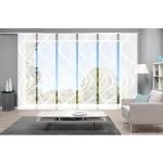Reduzierte Weiße Home Wohnideen Schiebegardinen & Schiebevorhänge aus Textil transparent 6-teilig 