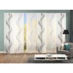 Braune Moderne Home Wohnideen Schiebegardinen & Schiebevorhänge aus Polyester transparent 3-teilig 