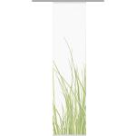 Reduzierte Grüne Blumenmuster Moderne Schiebegardinen & Schiebevorhänge aus Voile transparent 