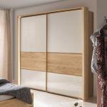 Beige Moderne Franco Möbel 2-türige Kleiderschränke aus Massivholz Breite 150-200cm, Höhe 150-200cm, Tiefe 50-100cm 