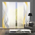 Gelbe Home Wohnideen Schiebegardinen & Schiebevorhänge aus Textil 4-teilig 
