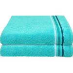 Blaue Unifarbene Schiesser Badehandtücher & Badetücher mit Skyline-Motiv aus Frottee trocknergeeignet 