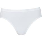 Weiße Schiesser Jazzpants-Slips aus Baumwolle für Damen Größe M 