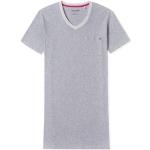 Graue Casual Kurzärmelige Schiesser Bio Damennachthemden Größe XL 
