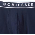 Marineblaue Schiesser Bio Herrenslips & Herrenpanties aus Baumwolle 3-teilig 