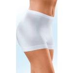 Weiße Schiesser Feinripp-Unterhosen aus Baumwolle für Damen Größe L 5-teilig 