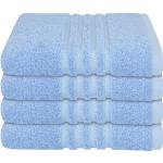 Reduzierte Hellblaue Schiesser Handtücher Sets aus Baumwolle 50x100 4-teilig 