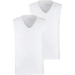 Weiße Schiesser Bio Herrenträgerhemden & Herrenachselhemden aus Baumwolle Größe 3 XL 2-teilig für den für den Sommer 