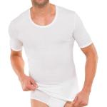 Weiße Halblangärmelige Schiesser Essentials Feinripp-Unterhemden für Herren Größe XXL 