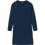 Blaue Langärmelige Schiesser Herrennachthemden aus Jersey trocknergeeignet Größe M 