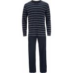 Blaue Pyjamas lang aus Baumwolle trocknergeeignet für Herren Größe XXL 