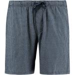 Reduzierte Marineblaue Schiesser Pyjamahosen kurz aus Baumwolle für Herren Größe XL 
