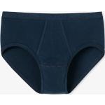 Marineblaue Schiesser Feinripp-Unterhosen aus Baumwolle für Herren Größe M 