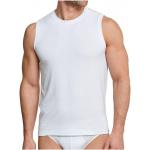 Weiße Schiesser Rundhals-Ausschnitt Herrenträgerhemden & Herrenachselhemden Größe 3 XL für den für den Sommer 