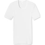 Weiße Kurzärmelige Schiesser Kurzarm-Unterhemden für Herren 