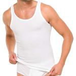 Reduzierte Weiße Schiesser Essentials Feinripp-Unterhemden für Herren Größe L 4-teilig 