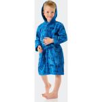 Blaue Schiesser Kinderbademäntel aus Baumwolle für Babys Größe 140 