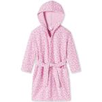 Pinke Kinderbademäntel aus Baumwolle für Babys Größe 104 