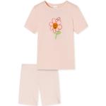 Pinke Schiesser Kurze Kinderschlafanzüge aus Baumwolle für Mädchen Größe 116 