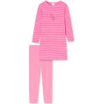Pinke Lange Kinderschlafanzüge aus Baumwolle für Babys Größe 104 