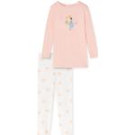 Pinke Schiesser Lange Kinderschlafanzüge aus Baumwolle für Mädchen Größe 116 