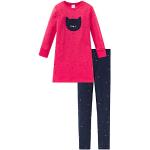 Rote Schiesser Lange Kinderschlafanzüge für Mädchen Größe 92 2-teilig 