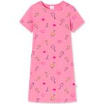 Reduzierte Pinke Kurzärmelige Schiesser Bio Kindernachthemden & Kindernachtkleider mit Schweinemotiv aus Baumwolle maschinenwaschbar für Mädchen Größe 140 